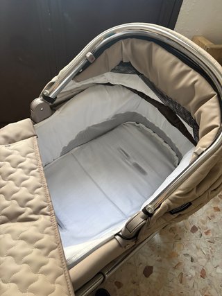 Passeggino Bebecar Pelle Beige 2020