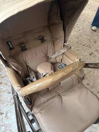 Passeggino Bebecar Pelle Beige 2020