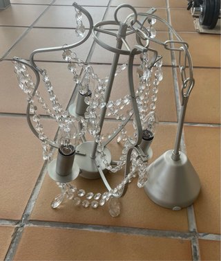 Lámpara araña de techo Ikea Kristaller