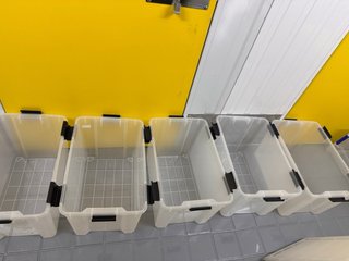 Lote cajas almacenaje herméticas