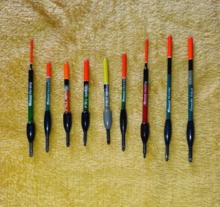 9 Flotadores de Pesca Inglesa