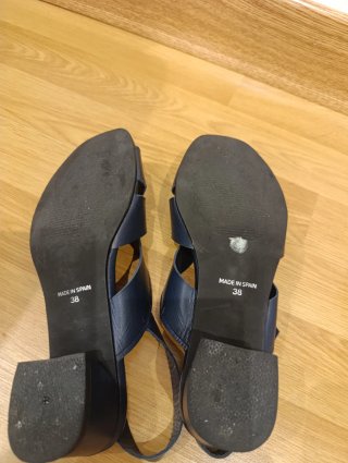Sandalias Lawen Azul Talla 38