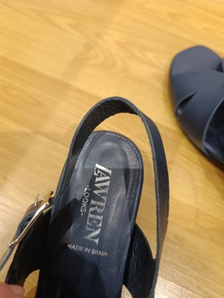 Sandalias Lawen Azul Talla 38