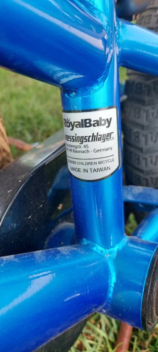 Bicicleta infantil Royal Baby Freestyle 14 Azul