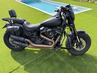 Harley Davidson Fat Bob 107 Negra 2020