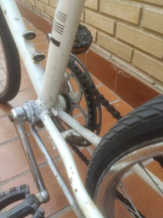 Bicicleta Motoreta BH Blanca