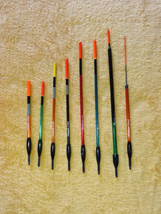 8 Flotadores de Pesca Inglesa