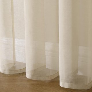 Cortinas translúcidas beige 140x280