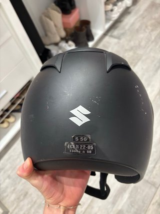 Casco Suzuki Jet Talla S Negro