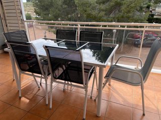 Mesa y 6 Sillas Terraza/Balcón