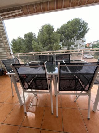 Mesa y 6 Sillas Terraza/Balcón