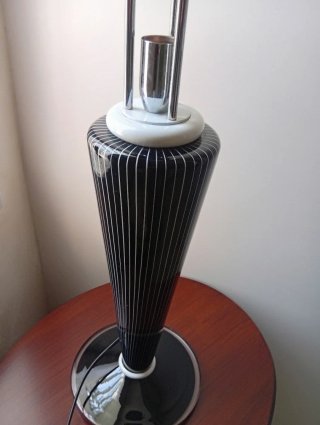 Lampada  Leucos design nero e bianco