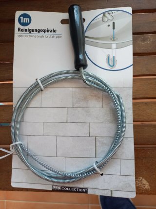 Espiral Desatascadora 1m