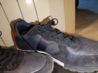 Sneakers uomo Navigare nere e rosse