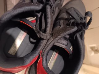 Sneakers uomo Navigare nere e rosse