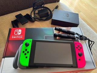 Nintendo Switch Joy-Cons Verde y Rosa