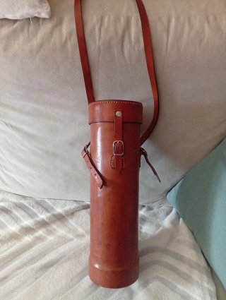 Funda artesanal cuero para visor