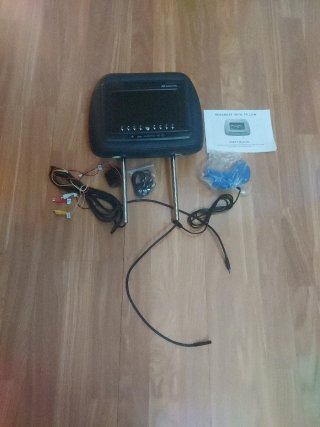 Pantalla DVD reposacabezas coche