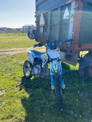 Pit Bike Dorado 125cc Motor Recién Hecho