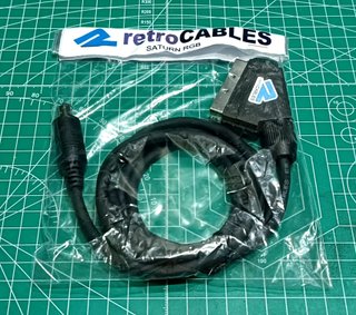 Cable RGB SCART Sega Saturn PAL - Nuevo