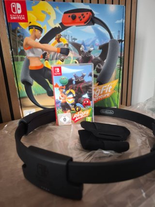 Pack Nintendo Switch nueva: Ring Fit + 4 juegos