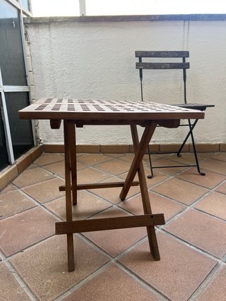 Mesilla plegable madera vintage picnic