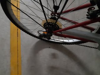 Bicicleta City 40 Roja Manillar Regulable,no envio