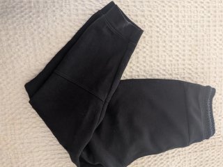 Pantalón chándal deportivo felpa negro
