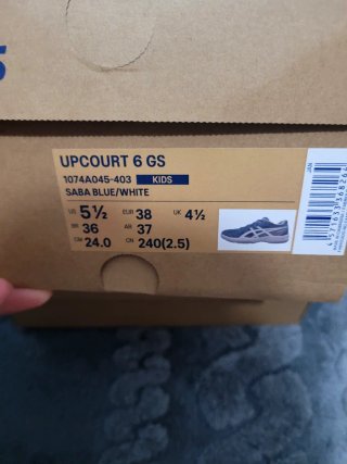 Zapatillas Asics Azul Talla 38