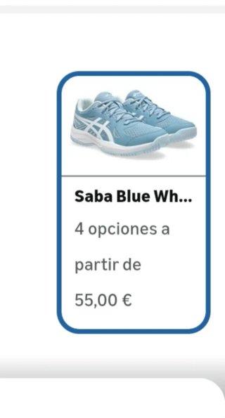 Zapatillas Asics Azul Talla 38
