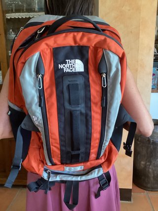 Mochila The North Face Box Shot Naranja/Gris, 30 l