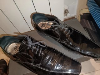 Scarpe eleganti uomo vero cuoio