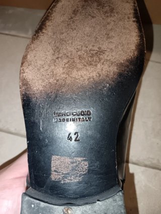 Scarpe eleganti uomo vero cuoio