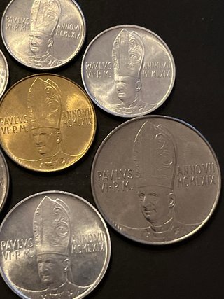 Vaticano 1969 serie de 7 monedas SC