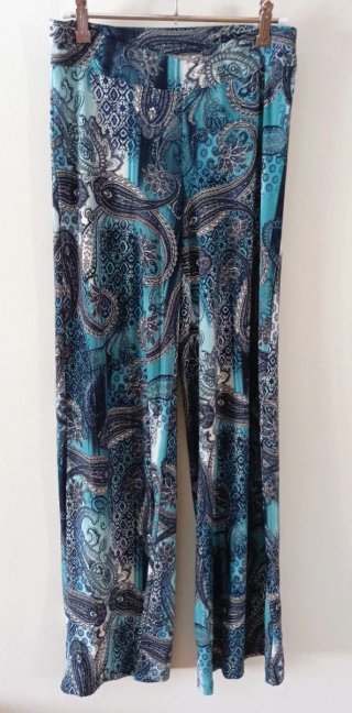 Pantalón campana hippie estampado