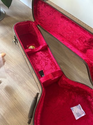 Estuche Guitarra Marrón Vintage