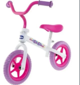 Bicicleta infantil rosa y morada