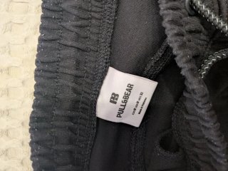 Pantalón jogger chico negro