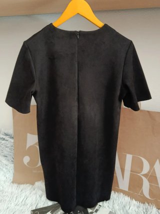 Vestido Zara Negro Tachuelas