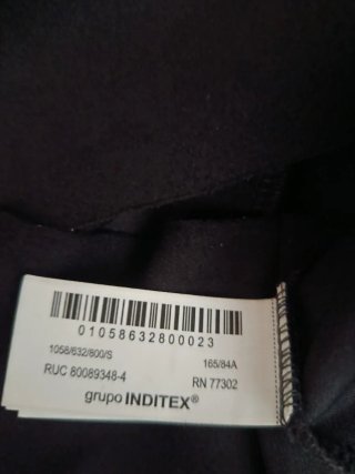 Vestido Zara Negro Tachuelas