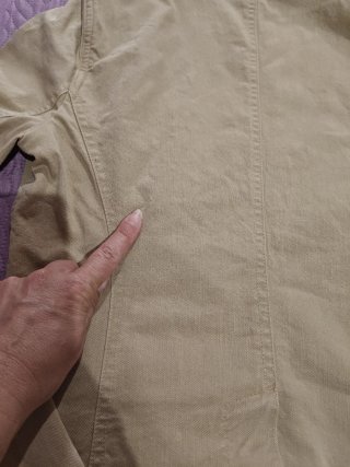 Chaqueta beige mujer