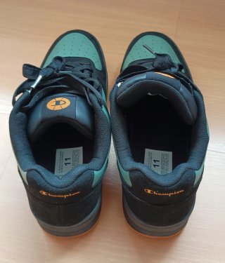 Zapatilla Champion Foul Play Skate Negra/Verde