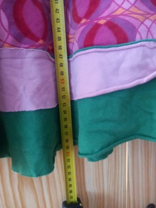 Falda Desigual multicolor