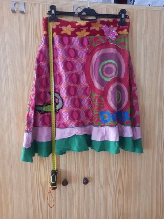 Falda Desigual multicolor