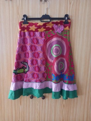 Falda Desigual multicolor