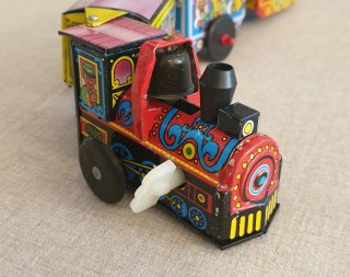 Tren Campanita de hojalata litografiada (CON CAJA)