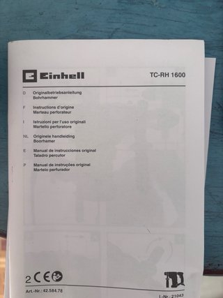 Einhell Martillo Perforador TC-RH 1600