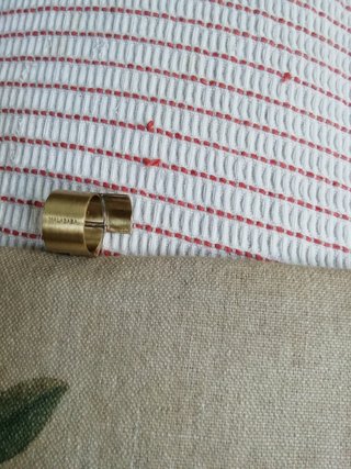 Anillo Malababa Cubista Dorado