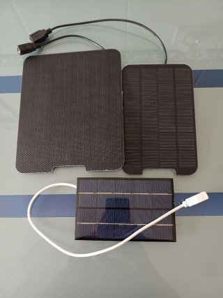 Lote 3 Paneles Solares USB 5V