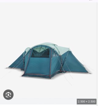 Tienda Quechua 6 personas 3 hab.